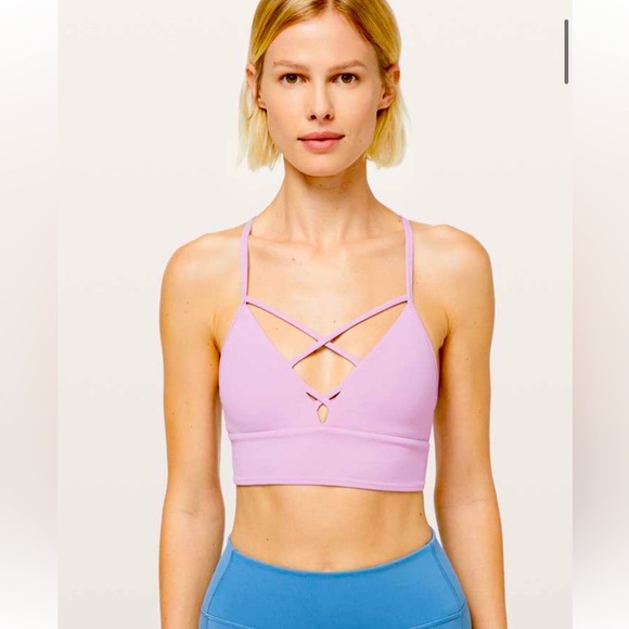 Lululemon Expand Your Limits Bra Nulu Minimal Support In Antoinette Sz 2 - Picture 1 of 10